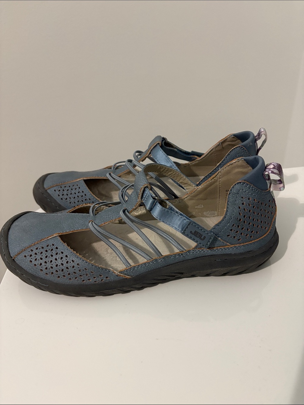 JBU by Jambu Fig Comfortable Women's Blue Casual Slip-On Sandals Sporty Hiking